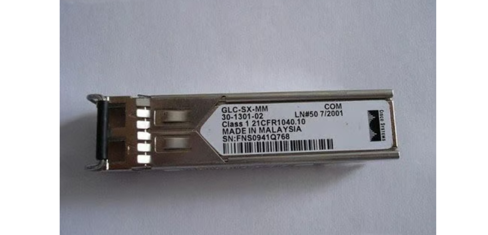 Cisco GLC-SX-MM SFP (mini-GBIC) transceiver module - LC multi-mode
