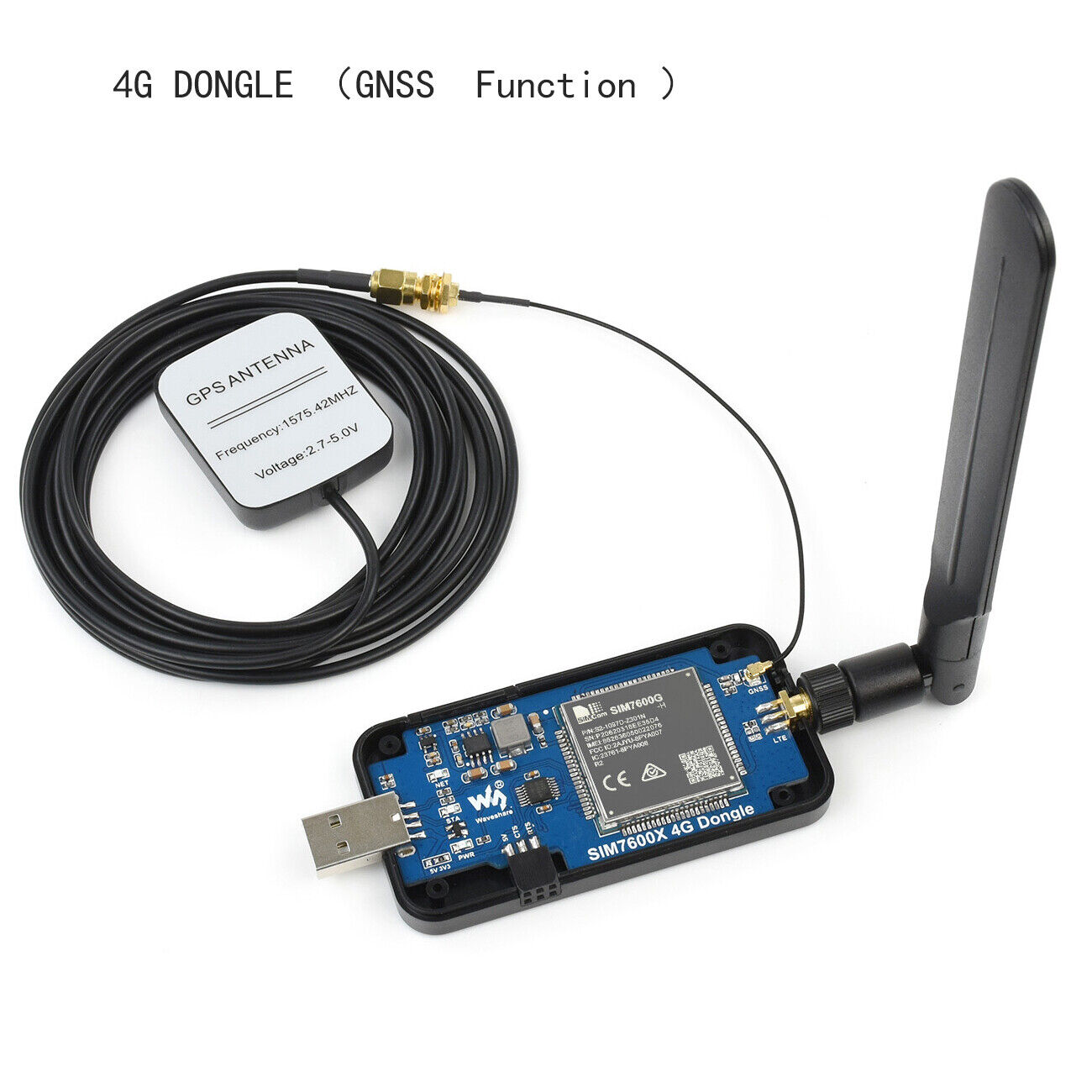 4G LTE DONGLE USB GPS GNSS Kit for RPI Raspberry Pi 3 Model B Plus 4 PC Laptop