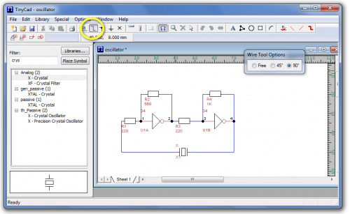 Electrical PCB Circuit Diagram  drawing design CAD Software for Windows
