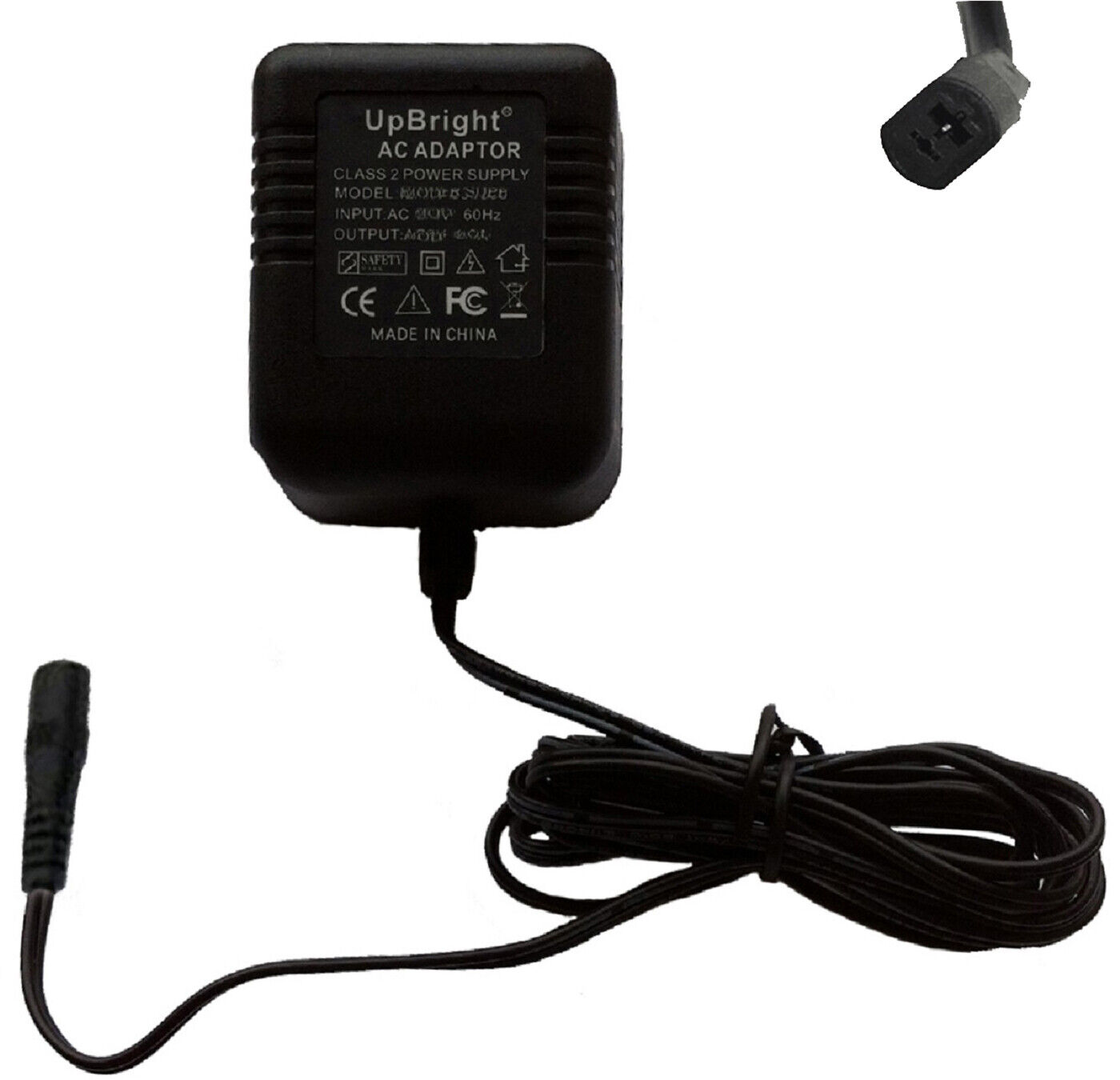 12V AC/AC Adapter For Hallmark Fiber-Optic 15” Mistletoe Mitford Snowman Lights