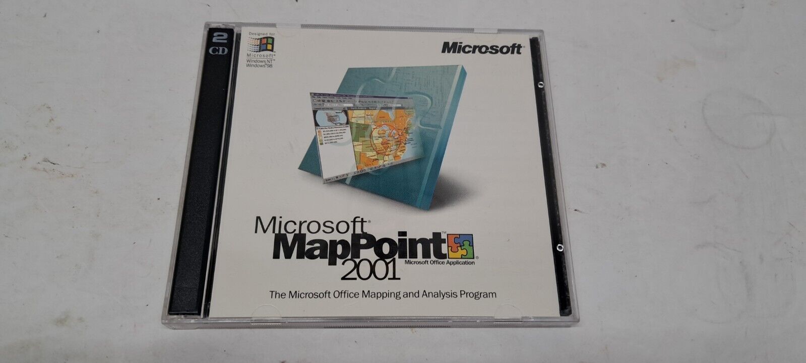 Microsoft MapPoint Version 2001 Office Mapping & Data Visualization Solution