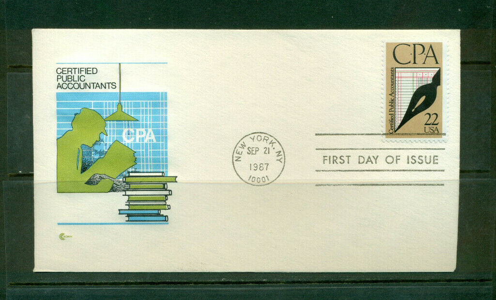 1987 First Day of Issue - honoring CPA\'s - CC Cachet