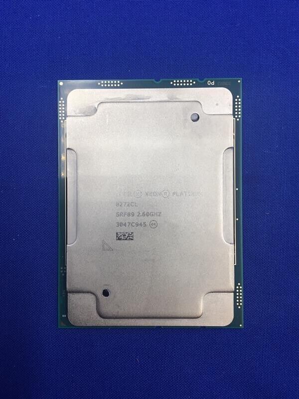SRF89 INTEL XEON PLATINUM 8272CL 26-Core 35.8M Cache,2.60 GHz CPU