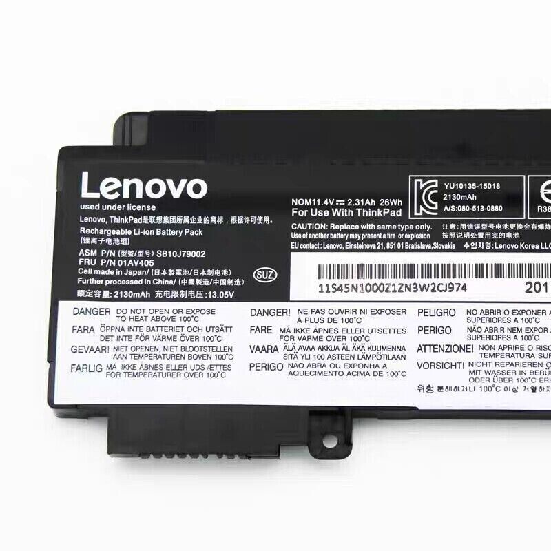 Genuine For Lenovo ThinkPad Battery T460s T470s 00HW024 00HW025 01AV405 01AV406