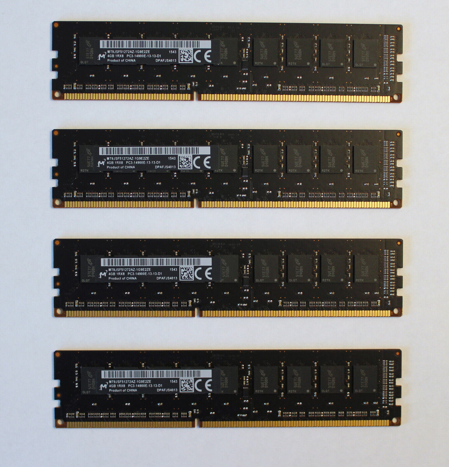 Micron Memory RAM, 16GB (4x4GB) 1866MHz DDR3 ECC, Mac Pro 2013 compatible