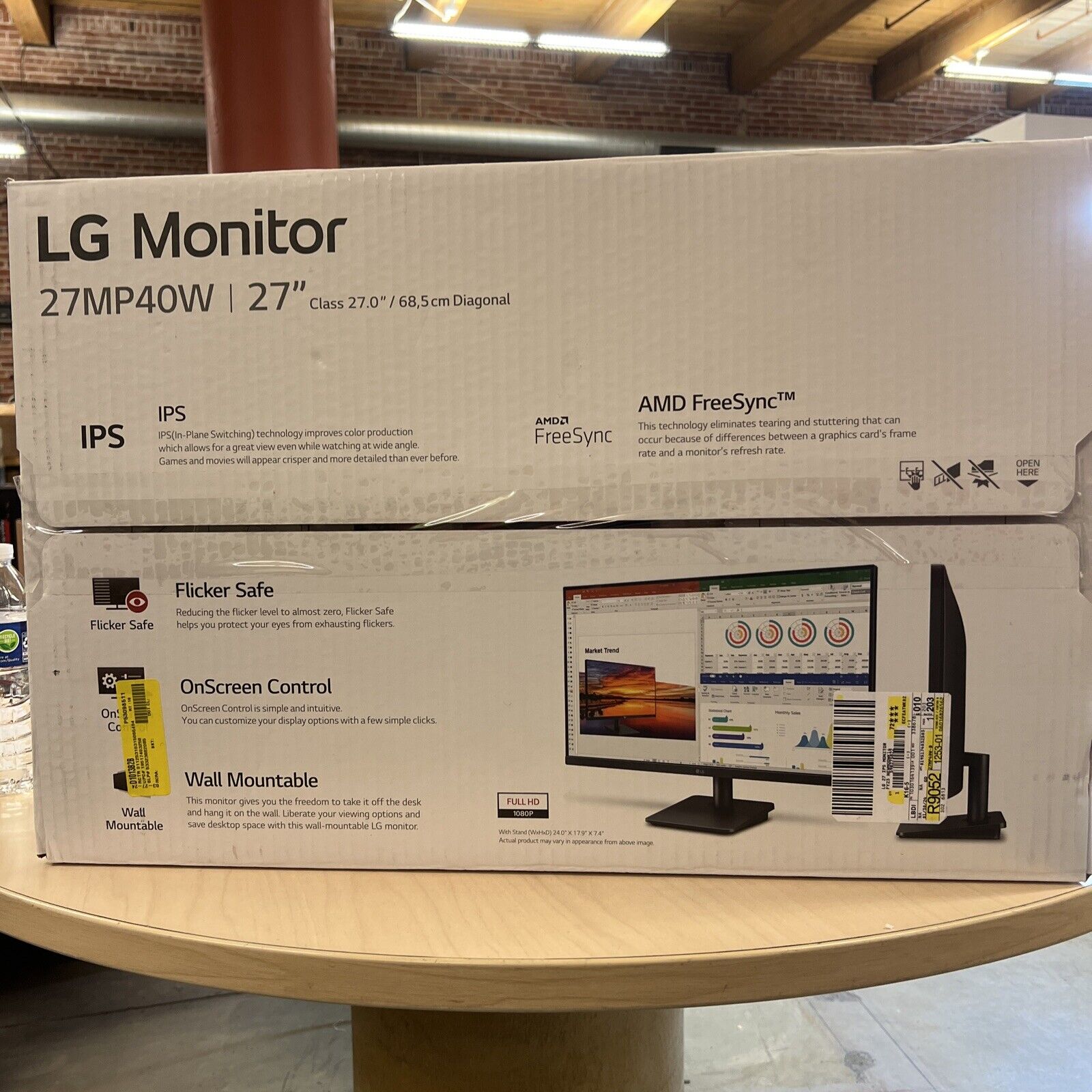 LG 27MP40W-B 27 in Widescreen IPS LCD Monitor New Sealed Fast Shipping