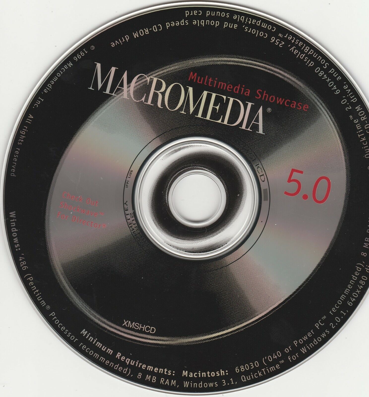 Multimedia Showcase Macromedia 5.0 Software 1996 ~ CD-ROM