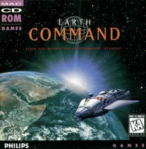 Earth Command MAC CD save planet from environmental natural disaster war game