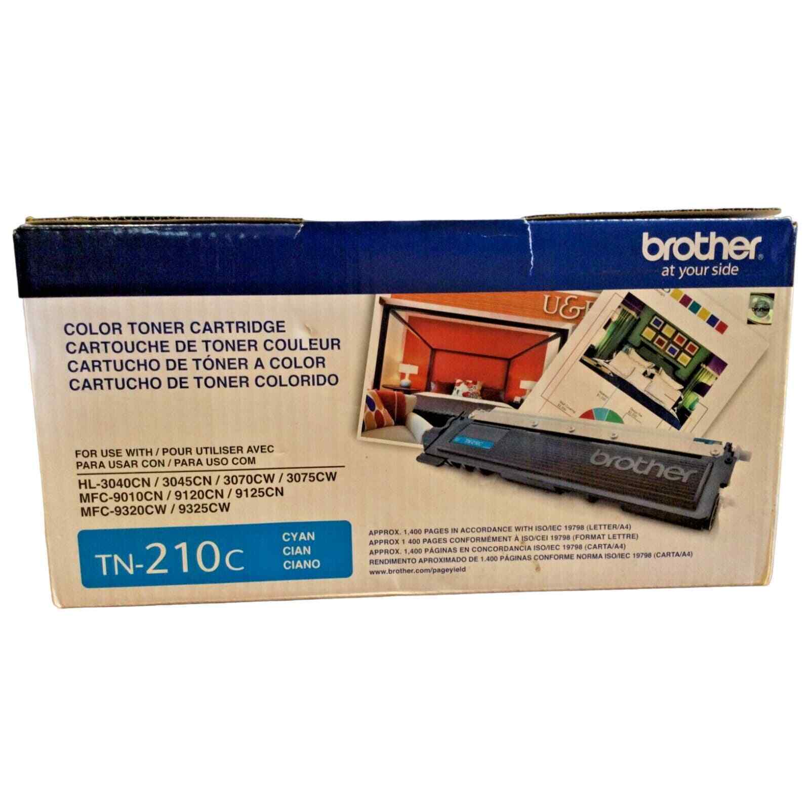 Brother TN-210C - Standard Yield Toner Cartridge - Cyan Genuine - New Open Box