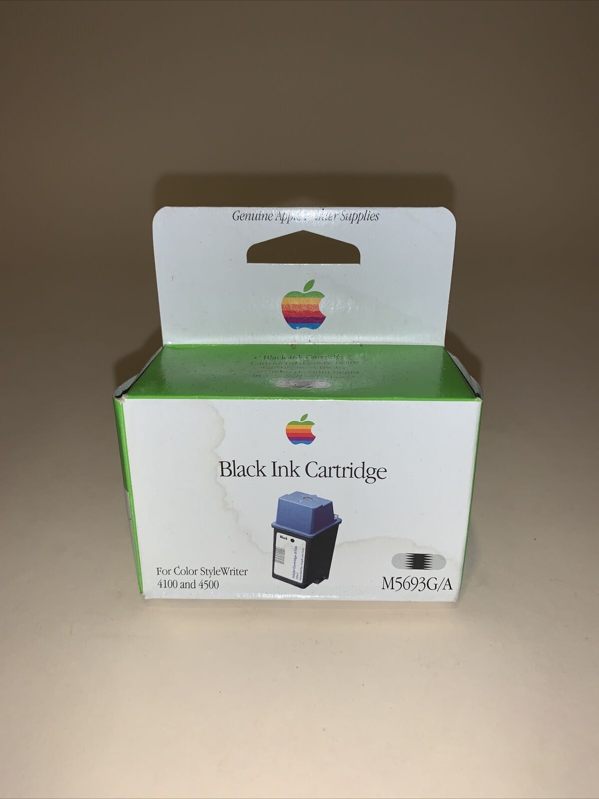 Apple Ink Cartridge Black M5693G/A VINTAGE UNOPENED StyleWriter 4100 ￼￼& 4500