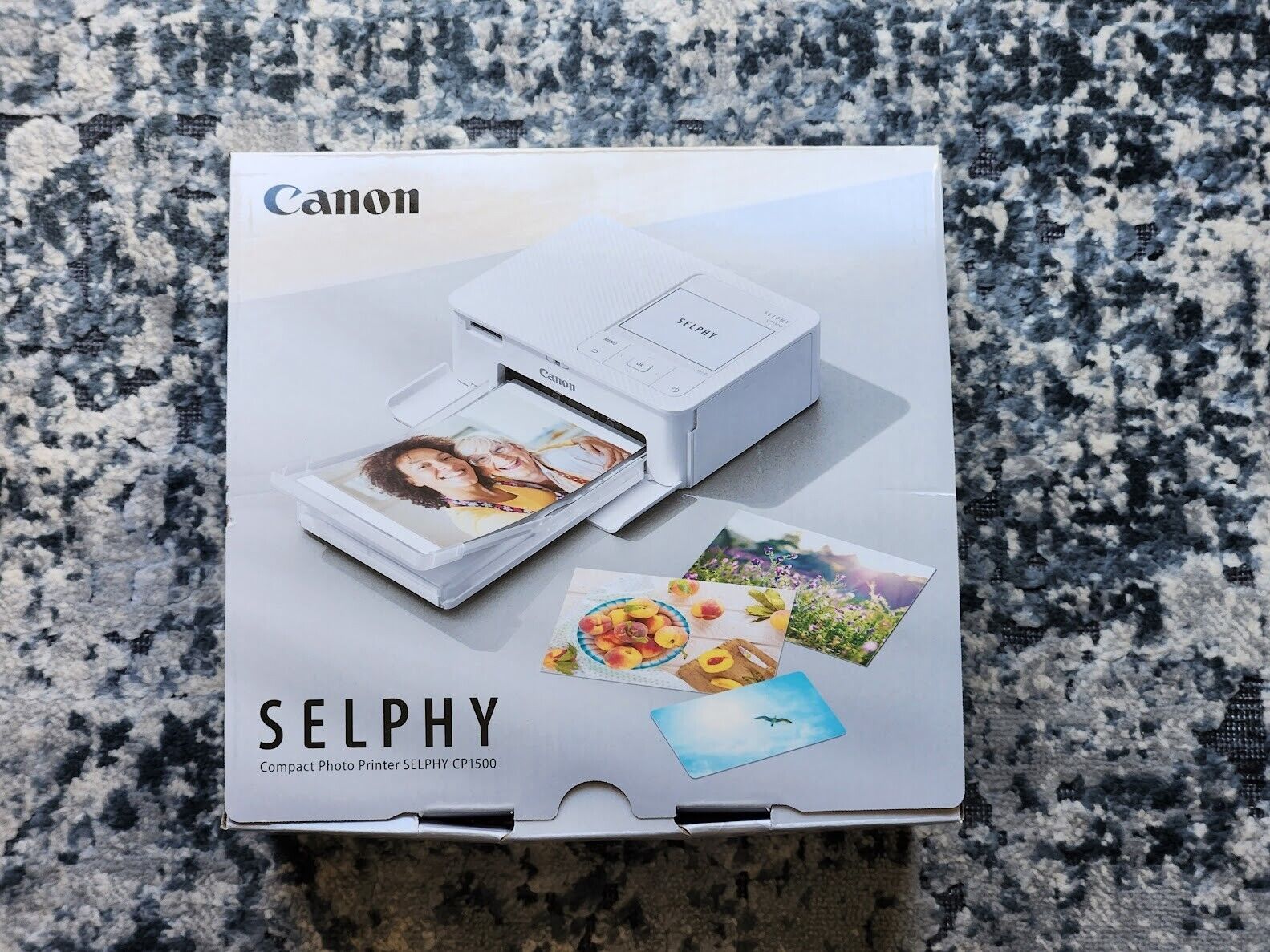 Canon Selphy CP1500 Wireless Compact Photo Printer - White | Brand New