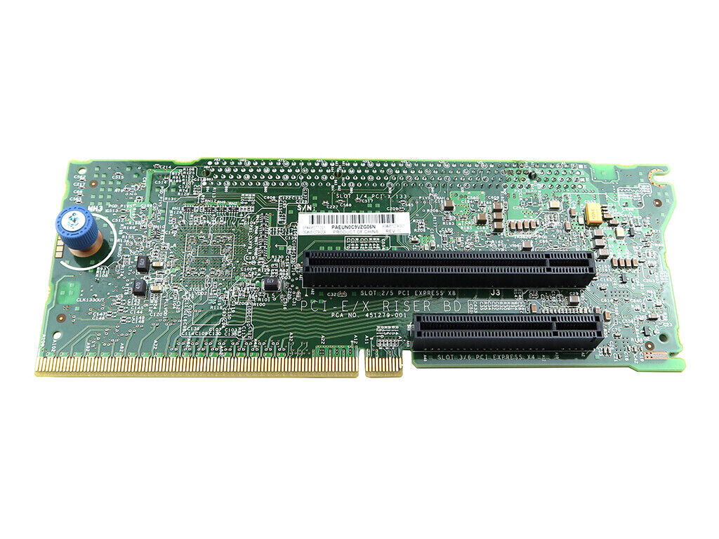 HP PROLIANT DL380 G6 G7 DL385 G5P PCI EXPRESS X8 PCI-X RISER CARD 496077-001