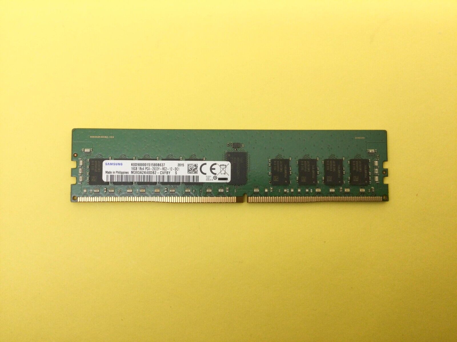 SAMSUNG 16GB (1X16GB) 1RX4 PC4-2933Y DDR4 SERVER MEMORY M393A2K40DB2-CVF