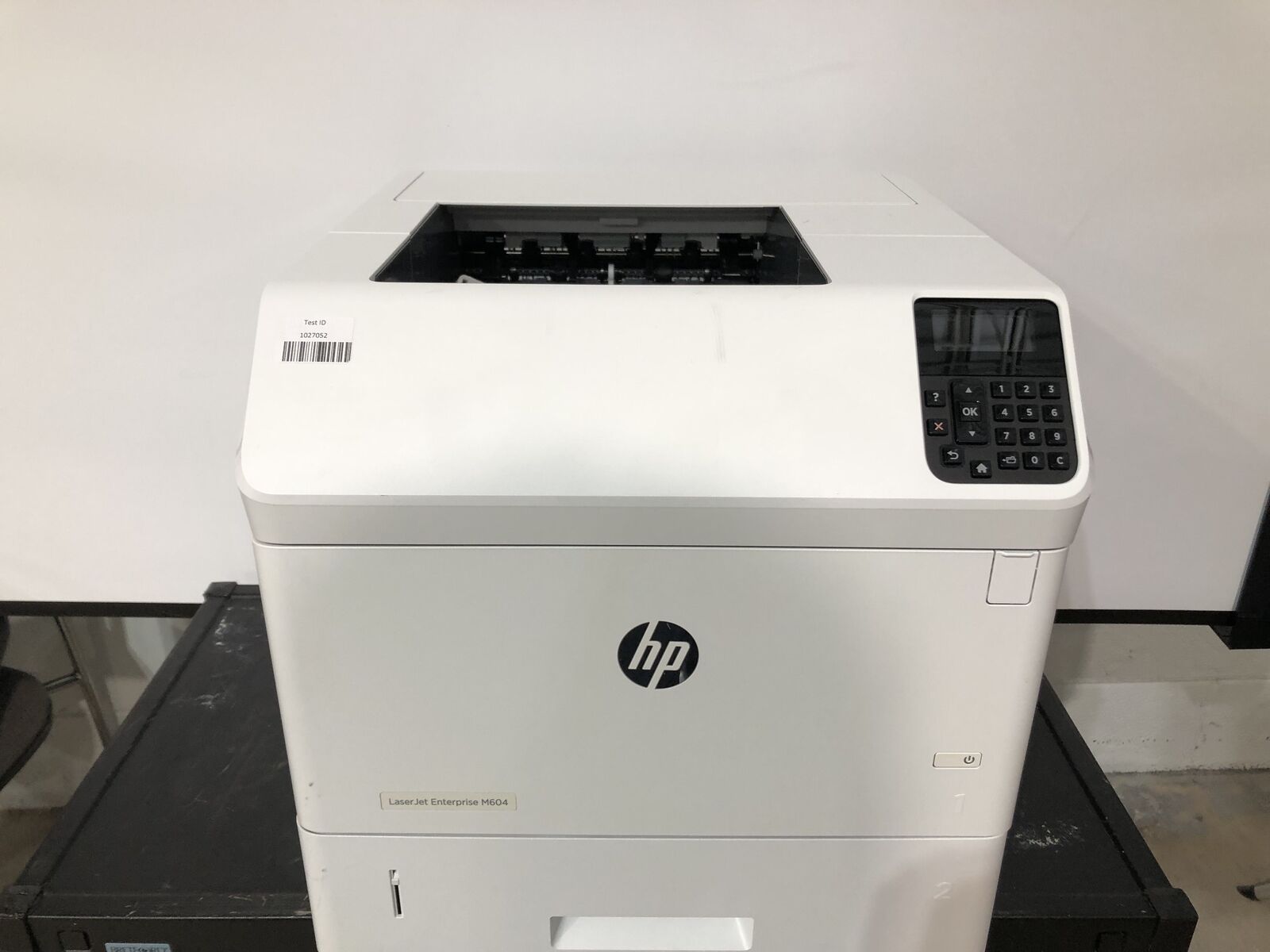 HP LaserJet Enterprise M604 E6B67A Mono Laser Printer w/TONER & 4K Pgs --TESTED