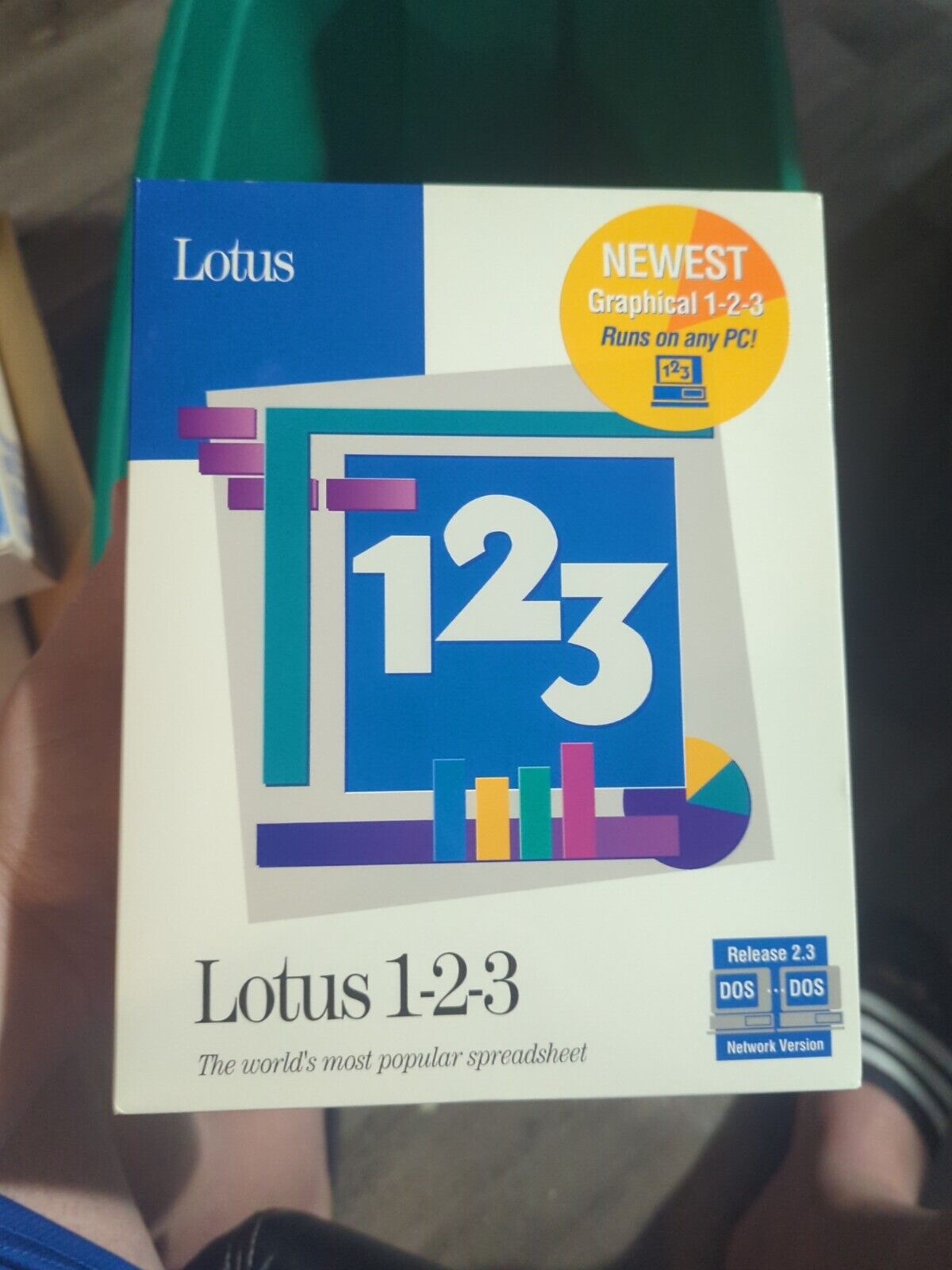 Lotus 123 for DOS Release 2.3 - 3.5 Media NOS Never Used