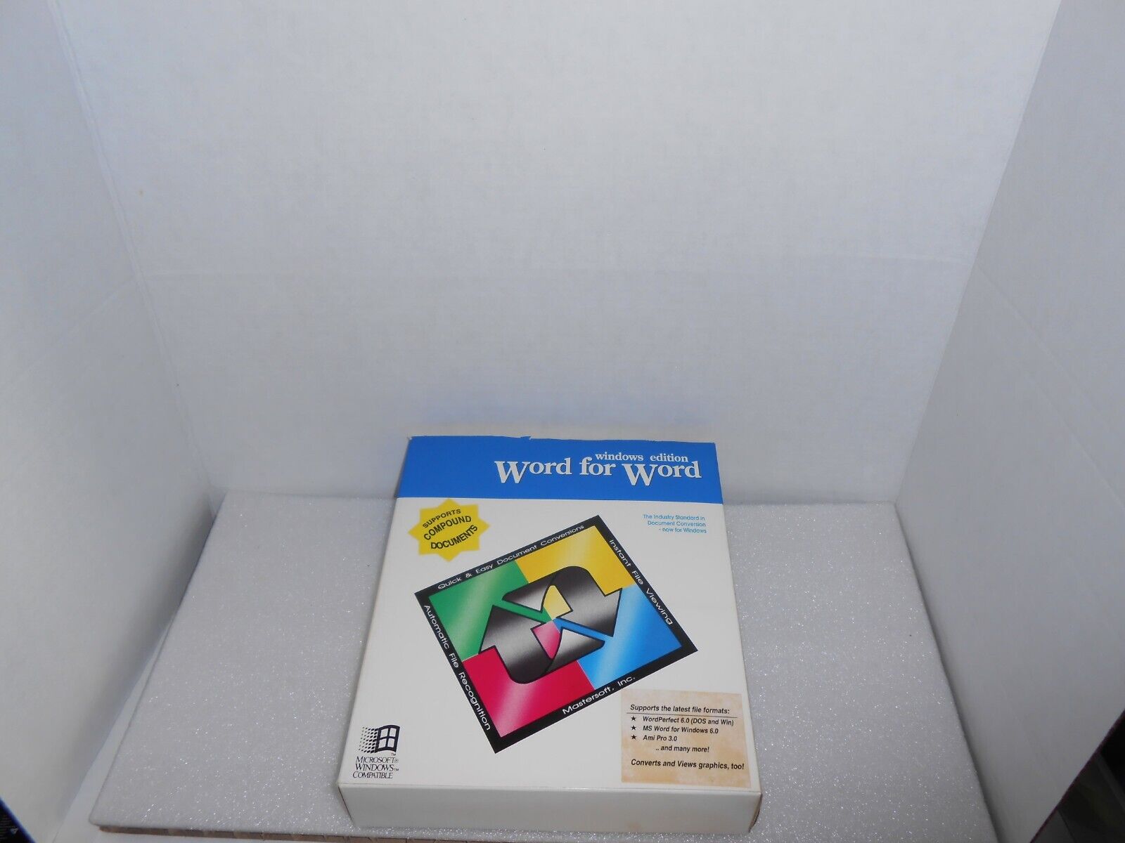 Word for Word Windows Edition 6.0 Microsoft Supported by Mastersoft  PC Vintage