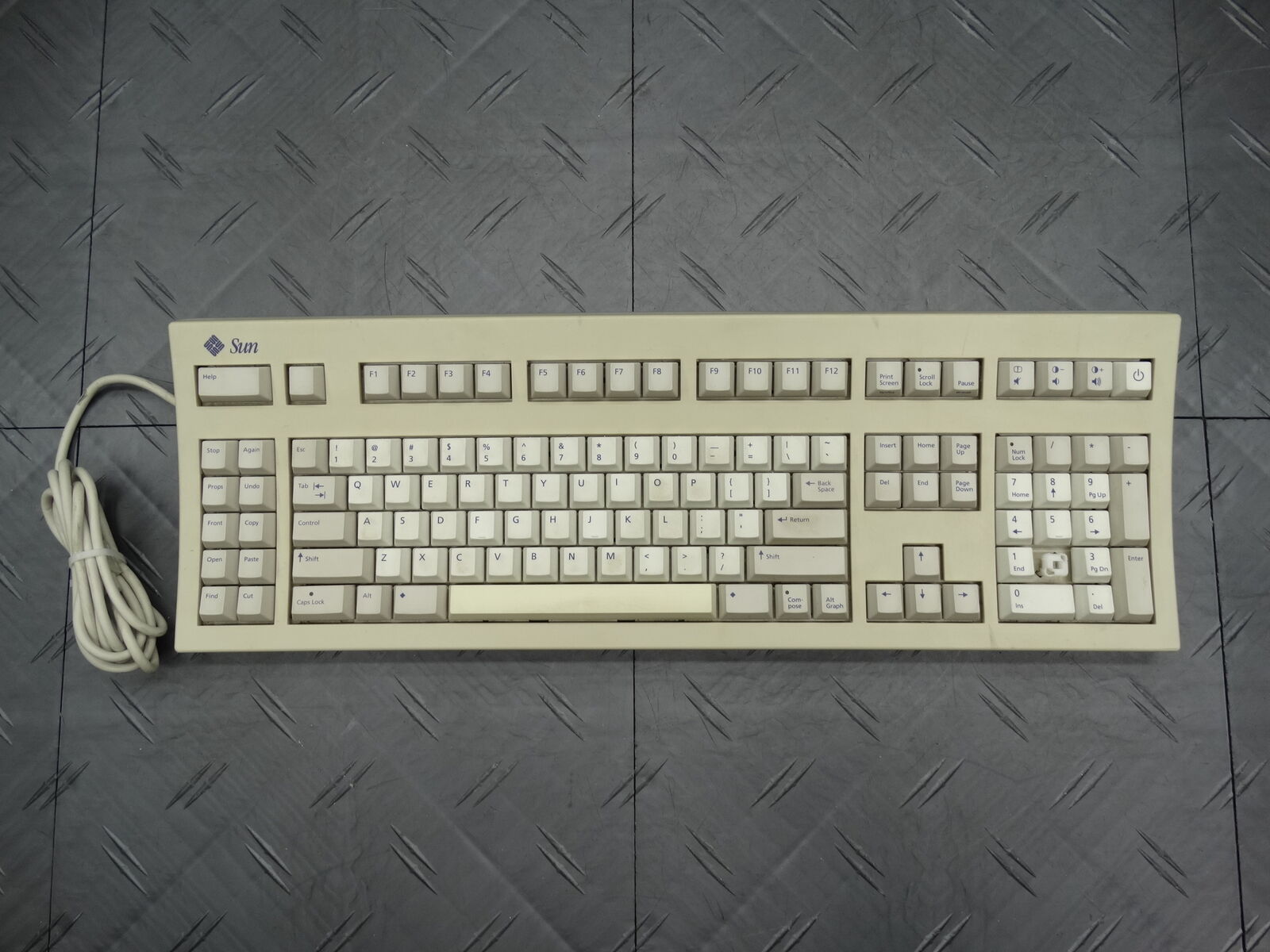 Sun Microsystems Type 5c Mechanical Keyboard Vintage Mainframe Collection