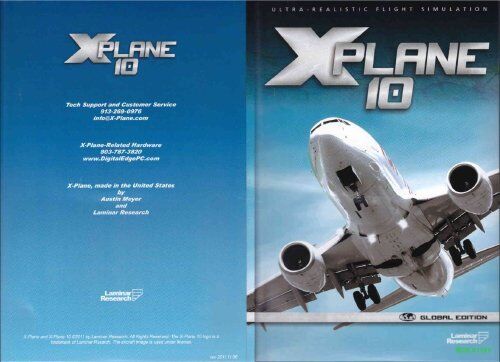X plane 10 Global Edition PC MAC LINUX NEW
