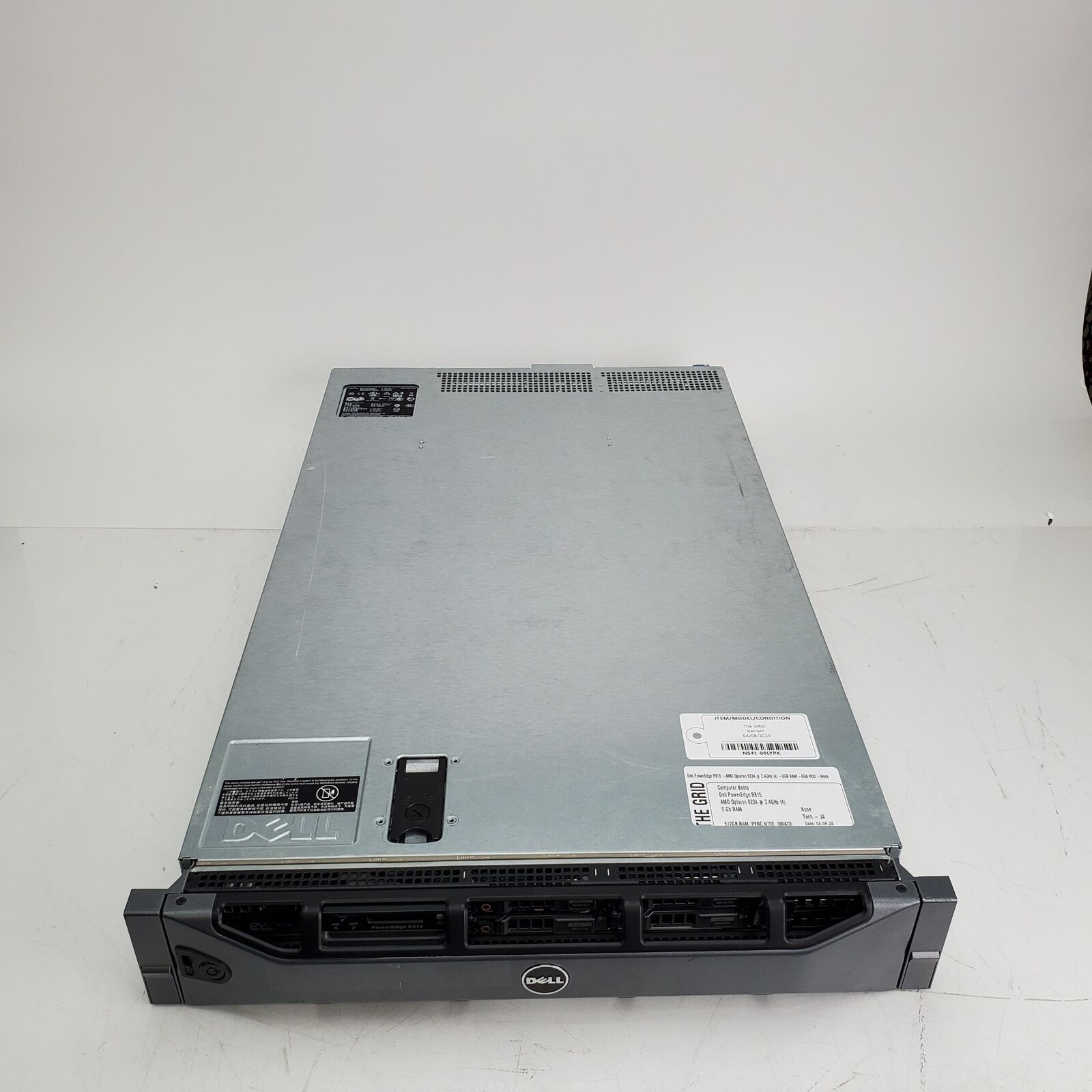 Dell PowerEdge R815 Server 4 x AMD Opteron 6234 2.40GHz 512GB RAM No HDDs