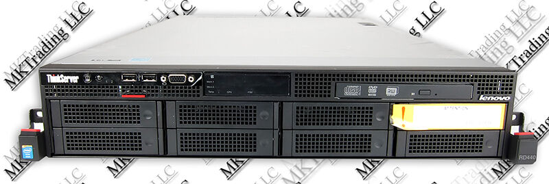 Lenovo ThinkServer RD440 70AHS00100 2U 1x E5-2440v2 1.9GHz, 8GB, 2x300GB, 2x1TB