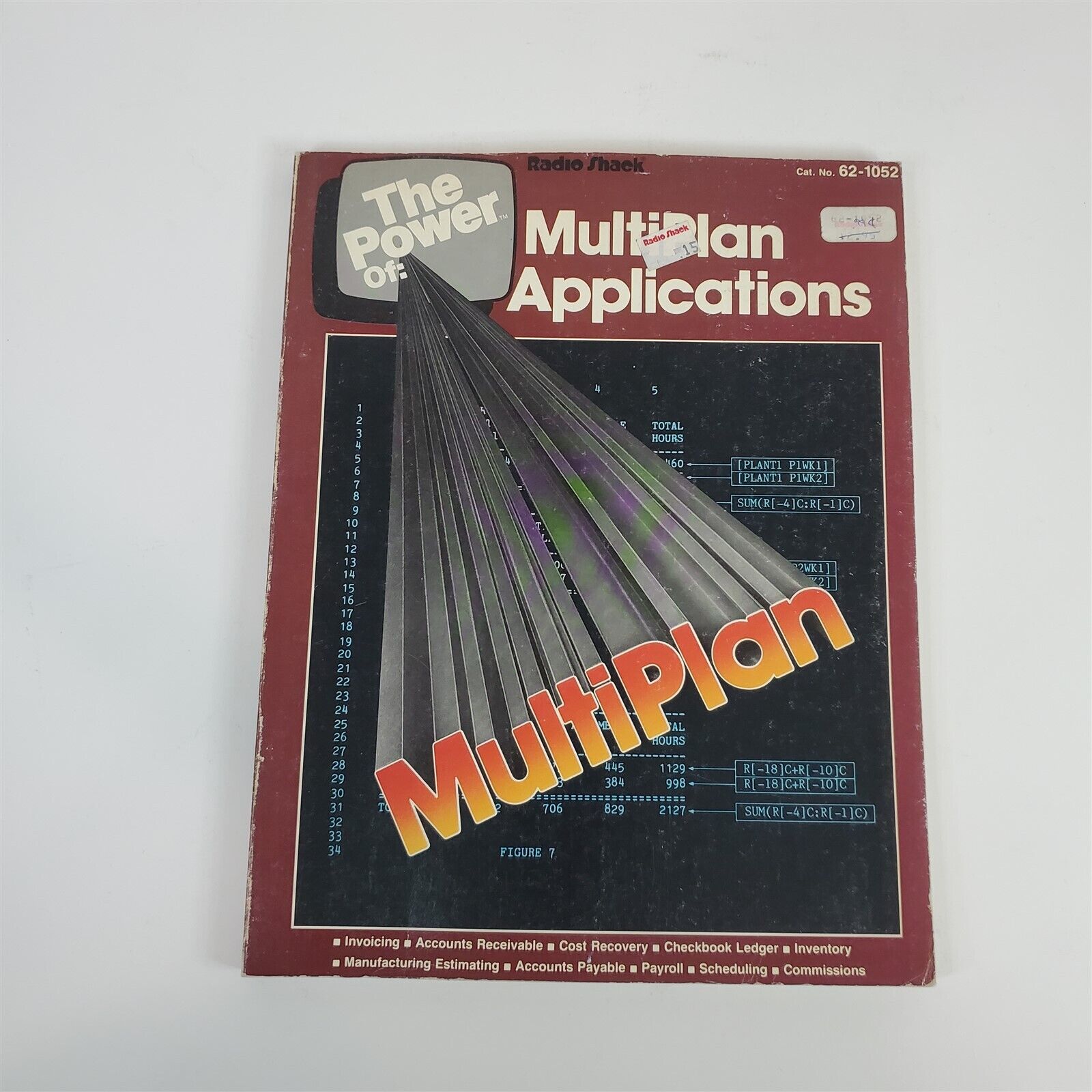 Vintage The Power Of: Multiplan Applications by Radio Shack 62-1052