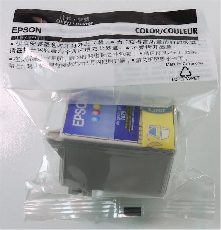  New Genuine Epson T029 Color Ink Cartridge ++FREE SHIP