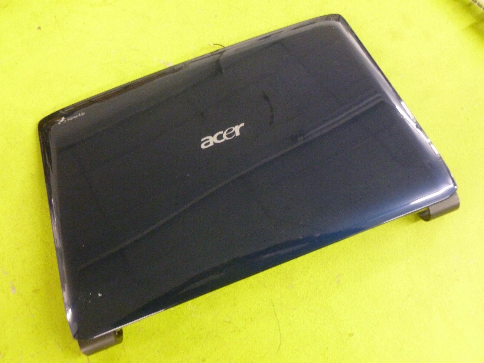 Acer Aspire 6530 6930 Top Back Cover Plastic Lid Blue EAZK2029010 w/anntenas+ we