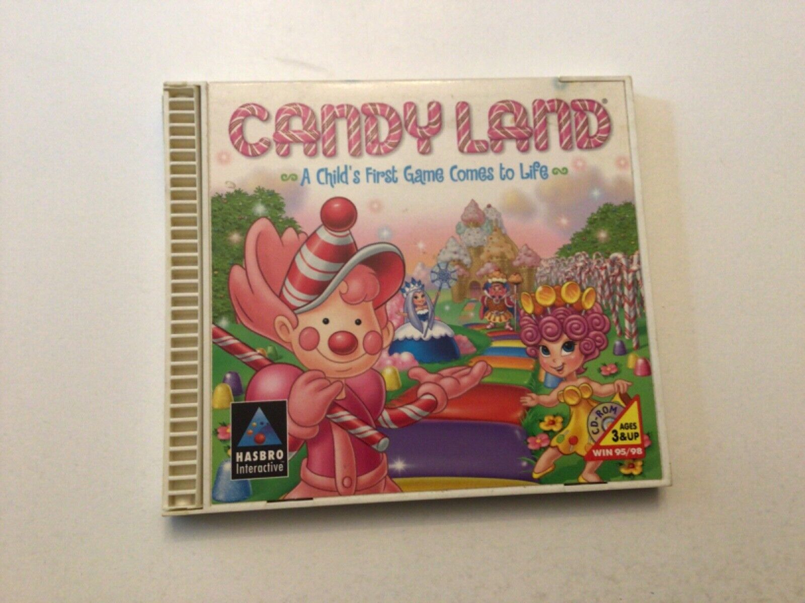 Retro Hasbro Candy Land Educational Computer CD Game 1998