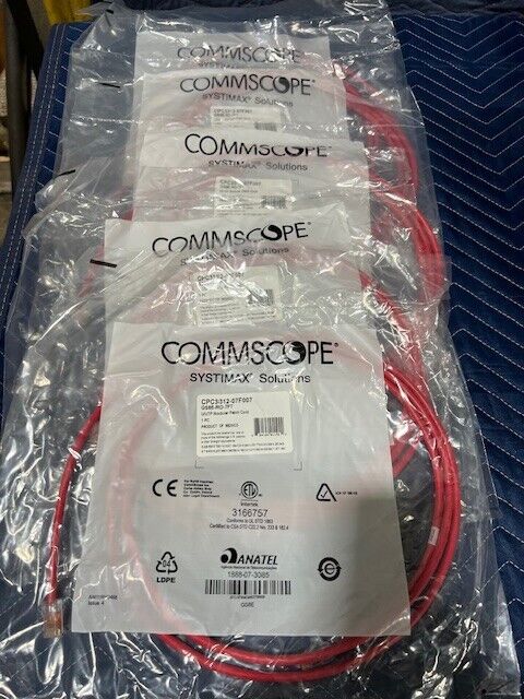 COMMSCOPE SYSTIMAX SOLUTIONS | CPC3312-09F007 | GigaSPEED XL GS8E Lot of 5