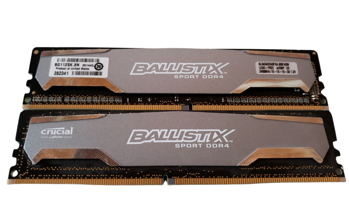 (2 Piece) Crucial Ballistix Sport BLS4G4D240FSA DDR4-2400 8GB (2x4GB) RAM