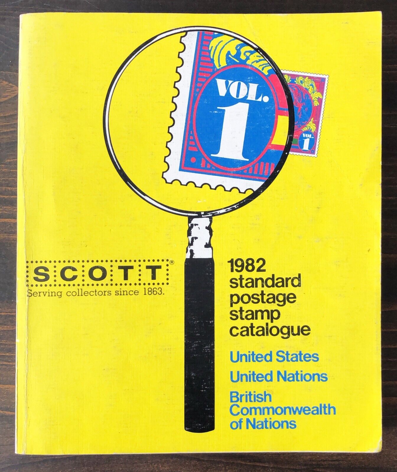 Scott Standard Postage Stamp Catalogue 1982 Vol 1