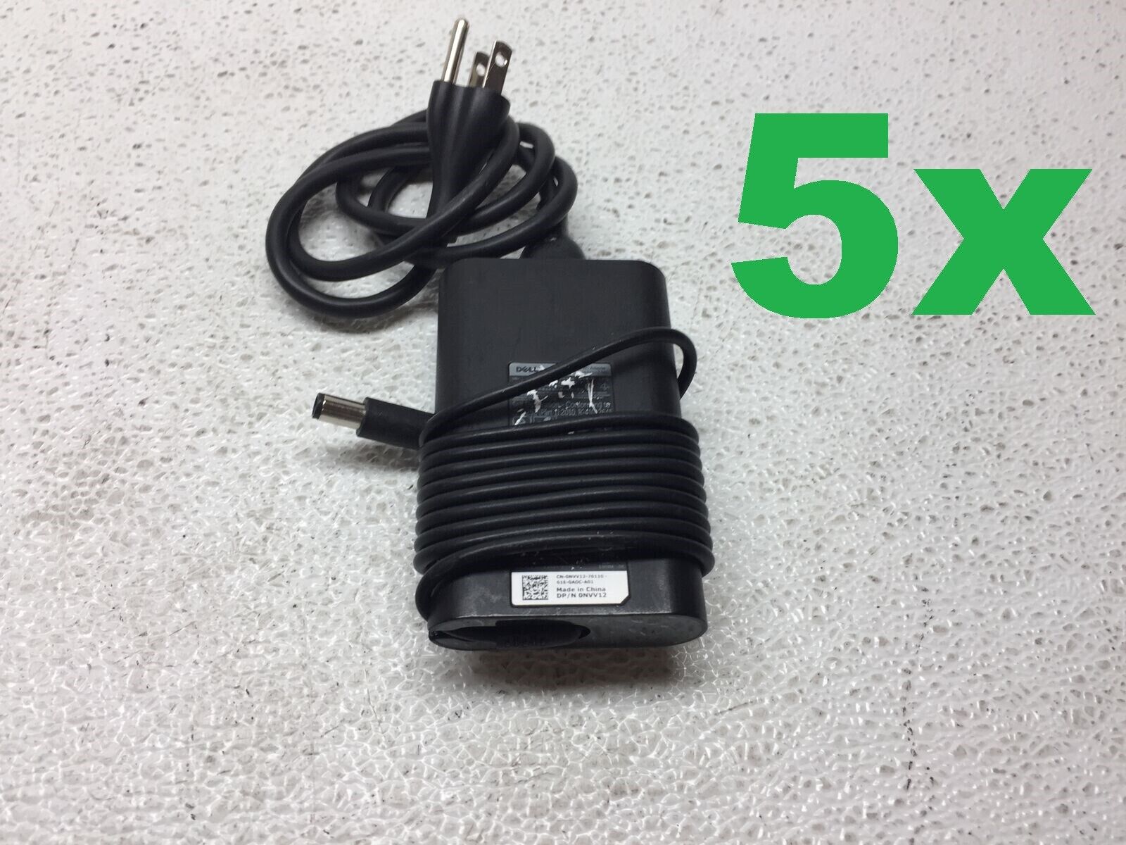 Mixed Lot of 5 Genuine Dell 65W 19.5V 3.34A Adapter Chargers LA65NM130 HA65NM130