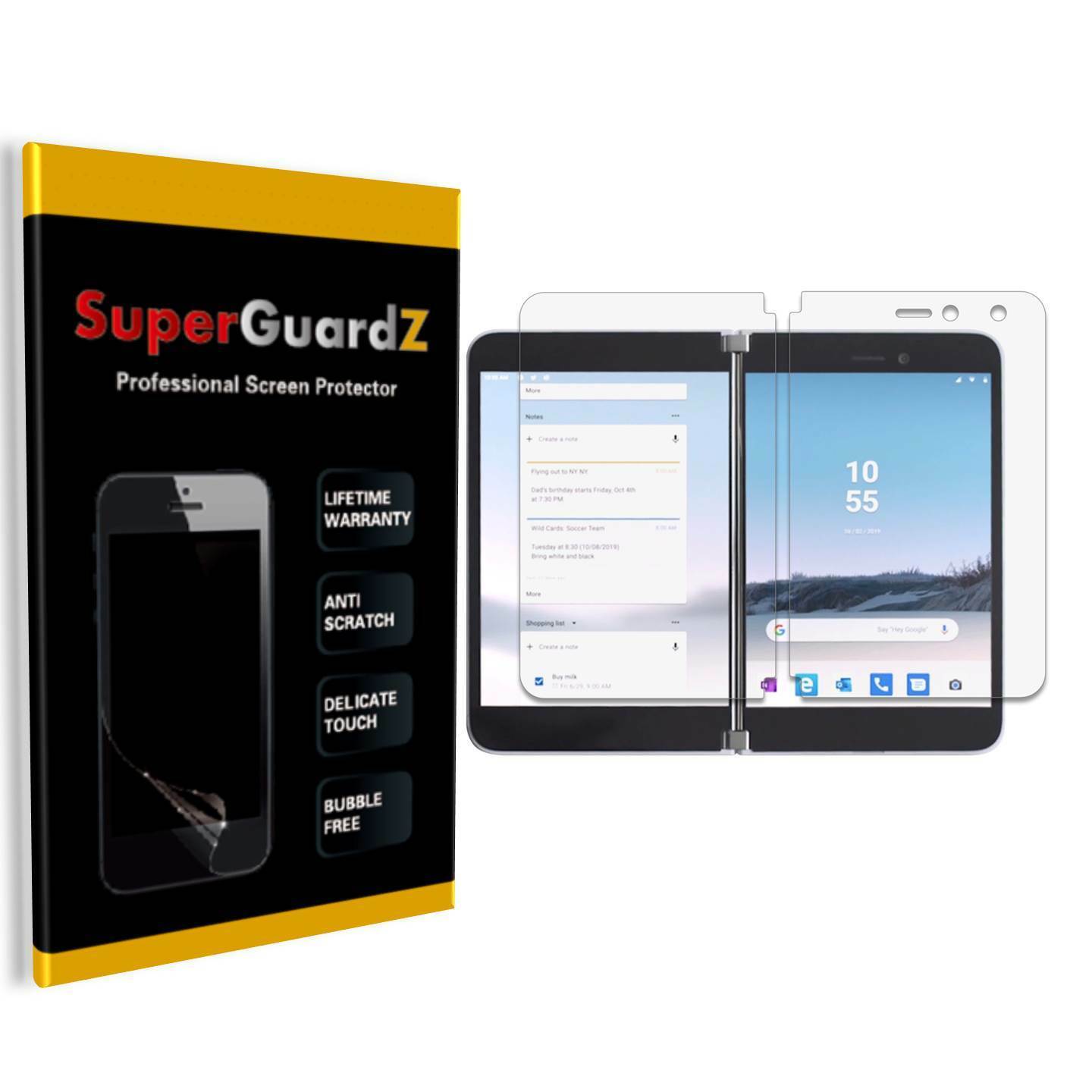 2-PACK SuperGuardZ Anti-Glare Matte Screen Protector For Microsoft Surface Duo