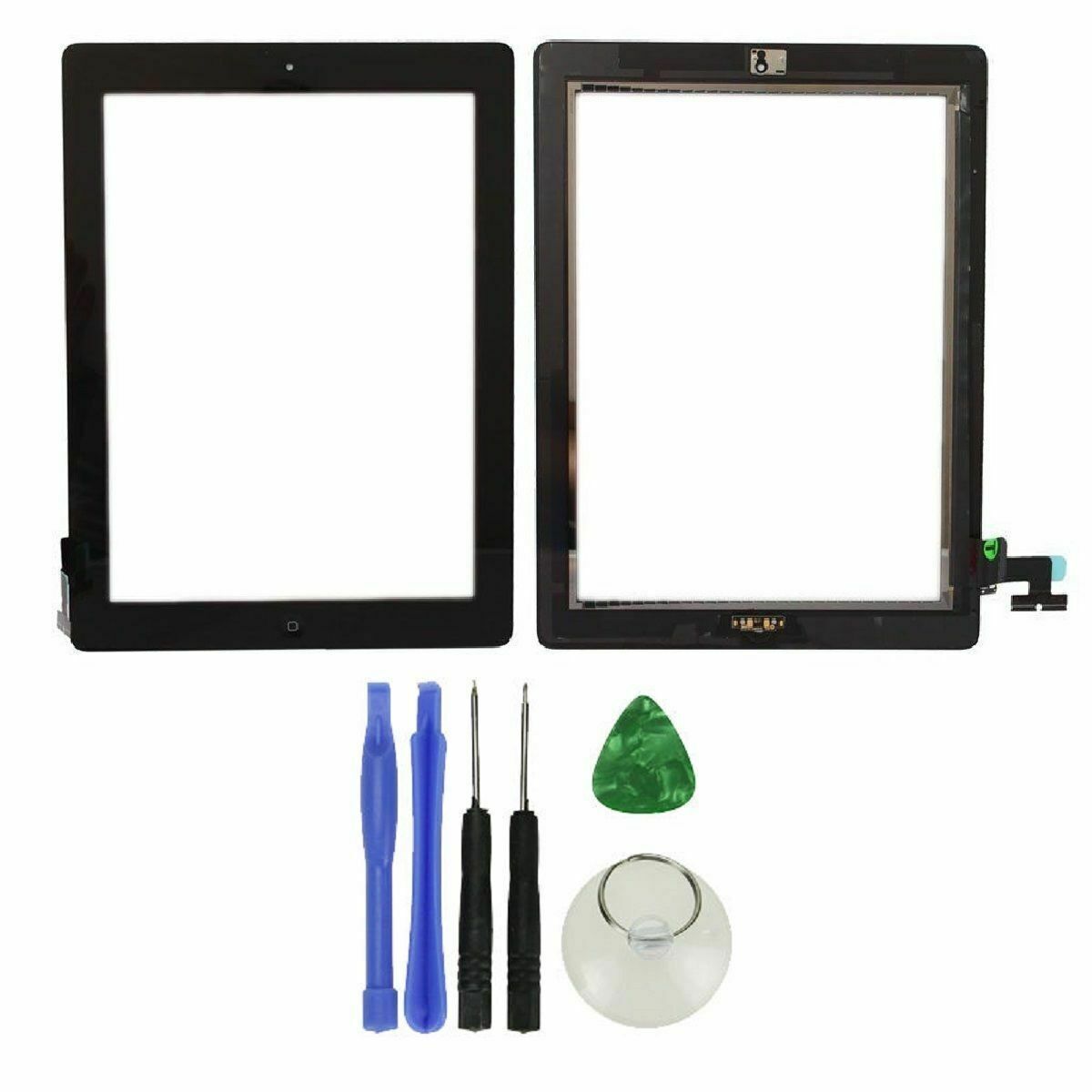 Touch Screen Digitizer Replacement For iPad 2/3/4/5/6/7/8 Mini Black & White LOT