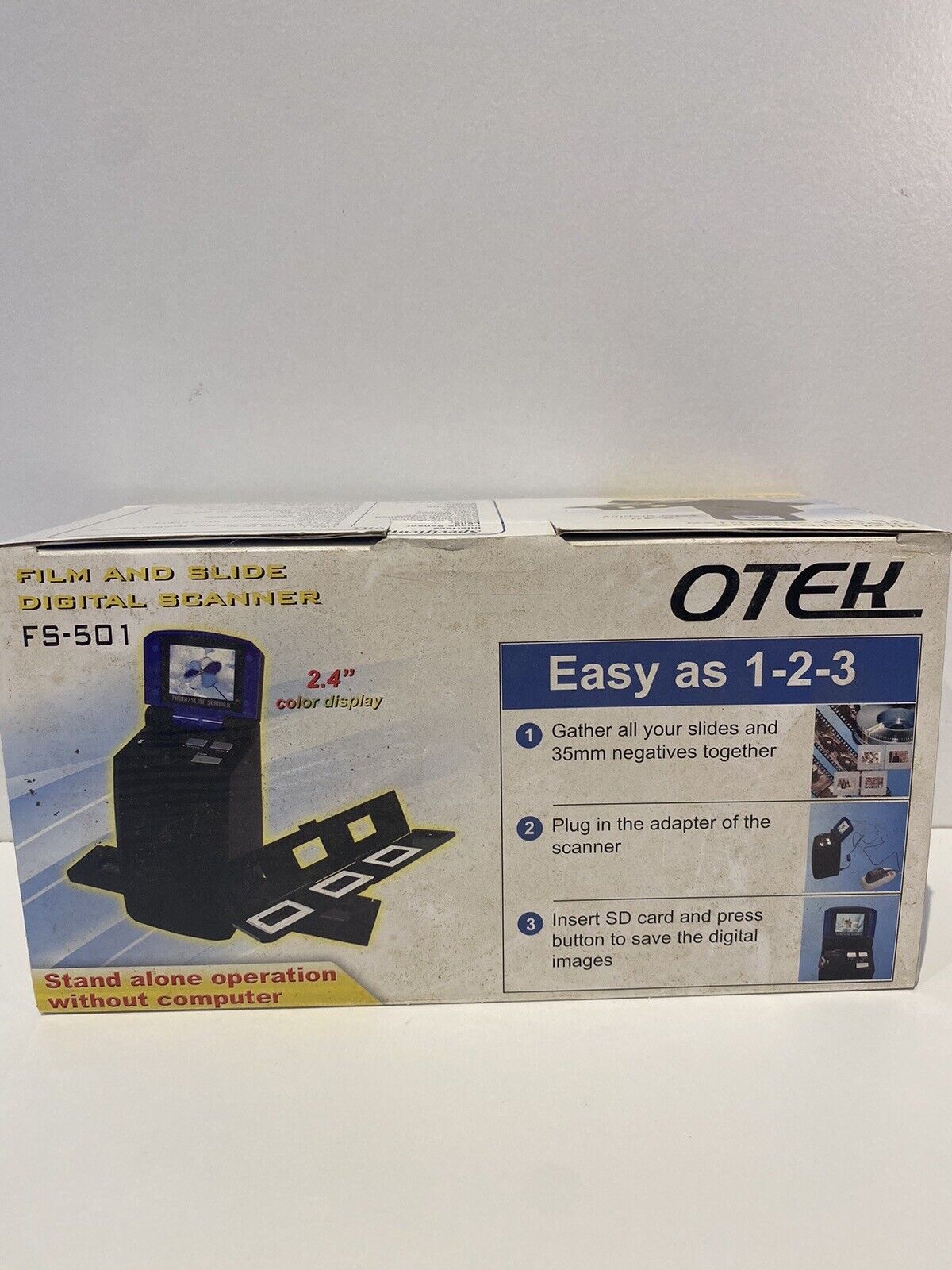 Otek Film And Slide Digital Scanner FS-501 2.4” LCD Panel 5MP For 35mm Film P1