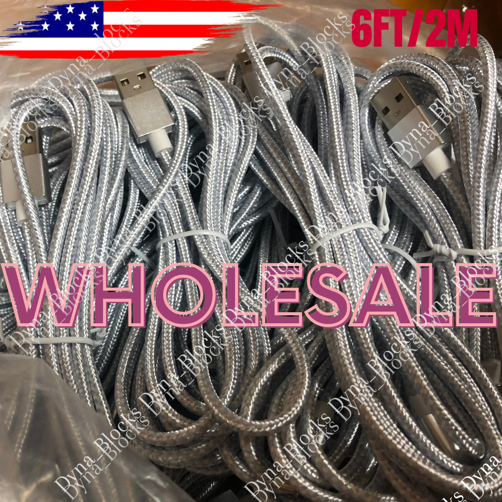 Fast Charger Cable Heavy Duty 6FT For iPhone 14 13 12 11 XR 8 Charging Cord Lot