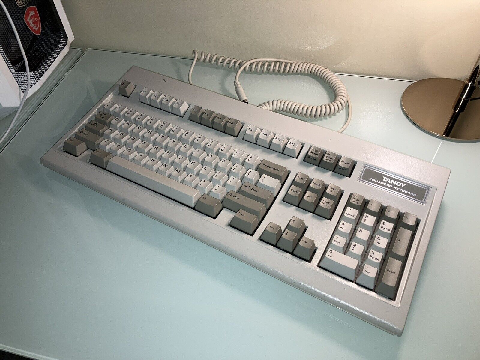 Vintage Tandy Enhanced Keyboard PS/2 Tested And Working Radio Shack PC Keyboard