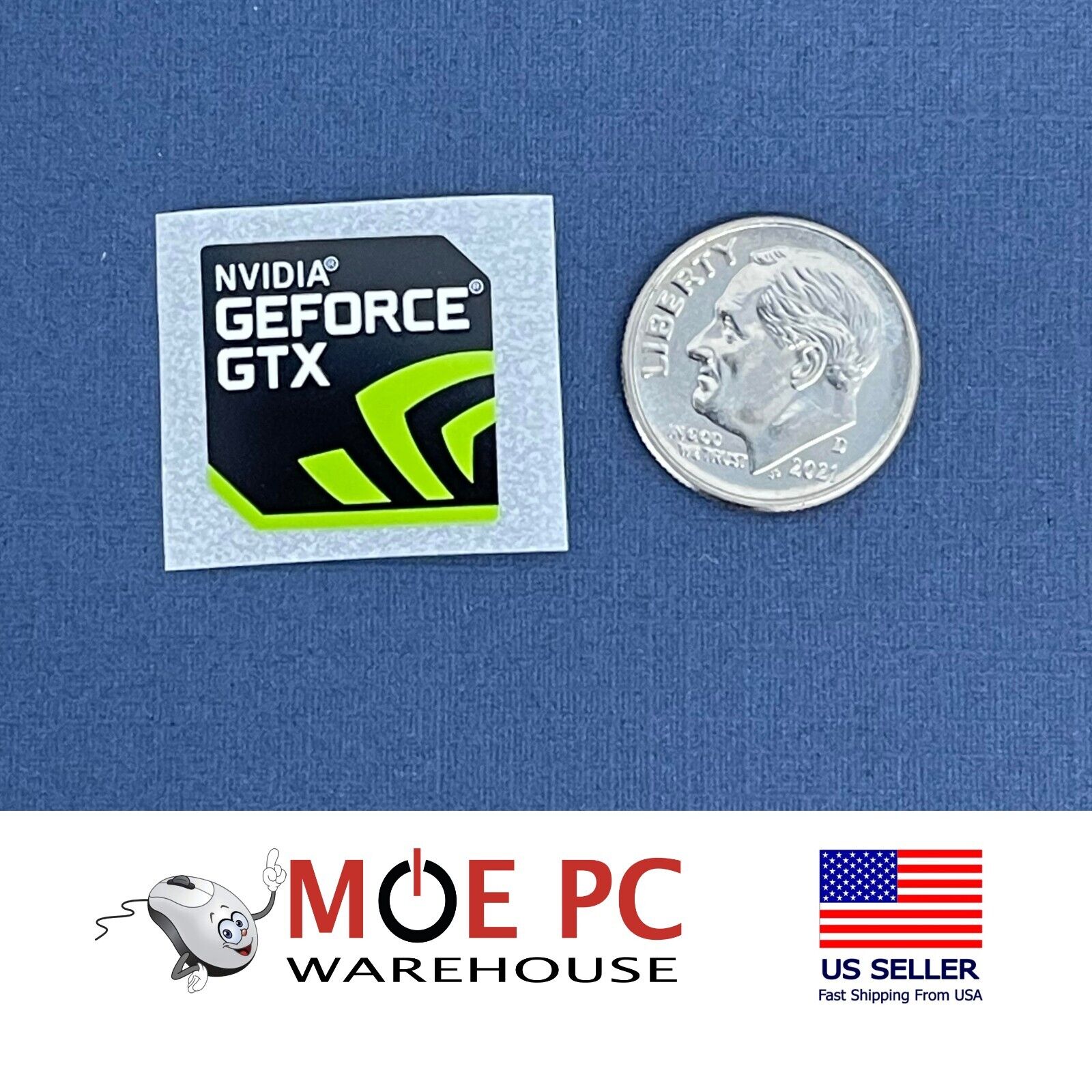 NVIDIA GEFORCE GTC Genuine LOGO STICKER/LABEL Excellent Quality (USA Seller)
