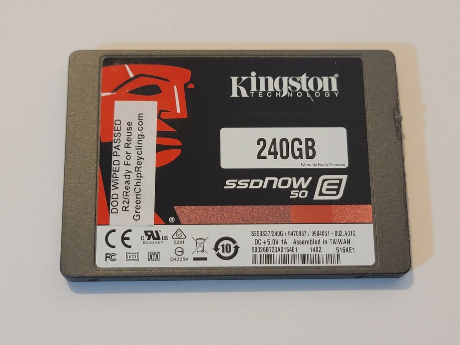 Kingston SSDNow E50 240GB 2.5 Inch Internal SSD SE5037/240G