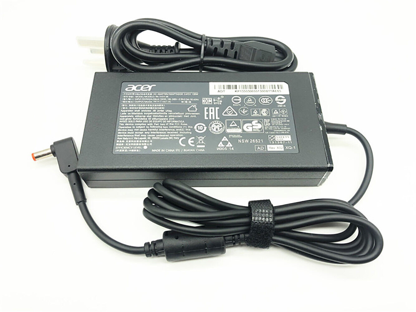 Genuine Acer 135W Laptop Charger for Predator Helios 300 Aspire 7 5.5*2.5mm