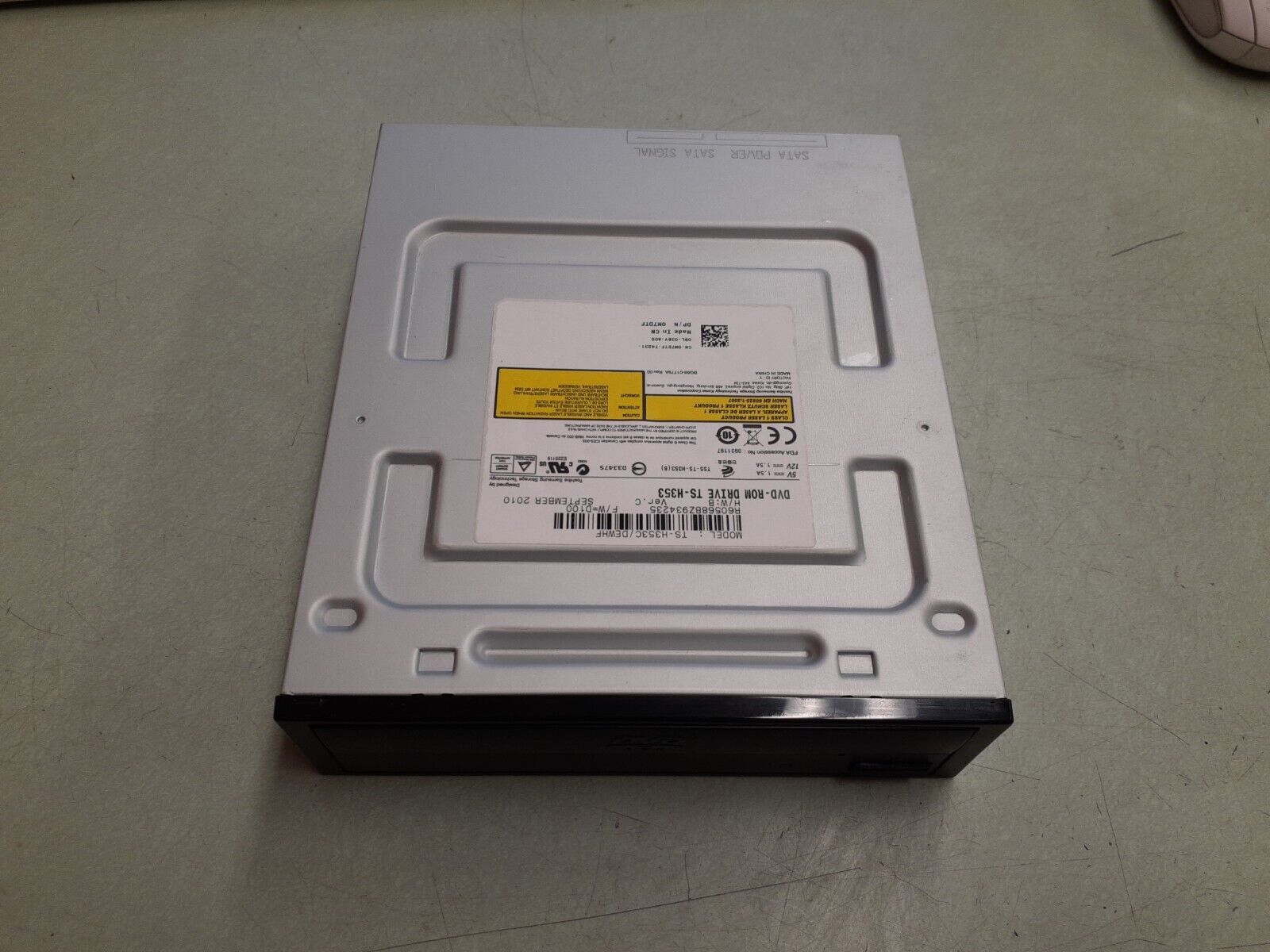 Toshiba Samsung TS-H353 DVD-ROM Drive TS-H353C/DEWHF 0M7DTF M7DTF - Black Bezel