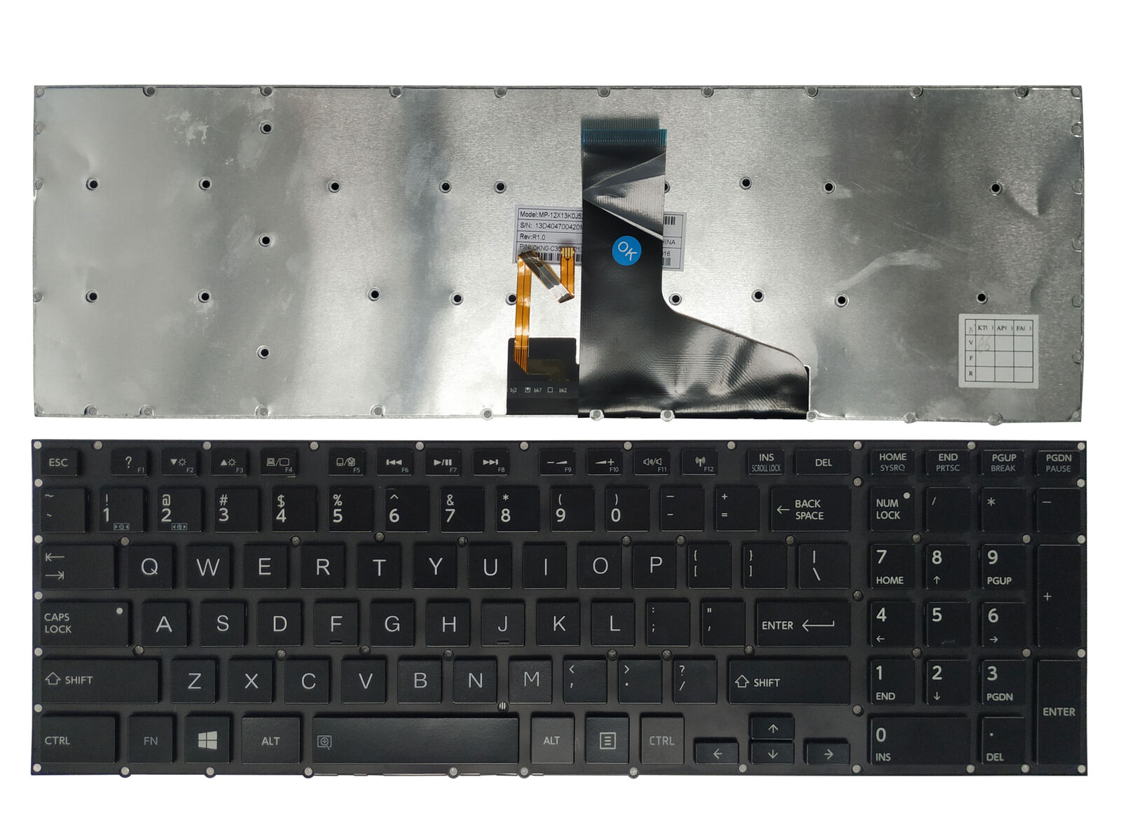 New for Toshiba Satellite P55 p50 P50-A P50T-A P55-A P55T-A US Keyboard backlit