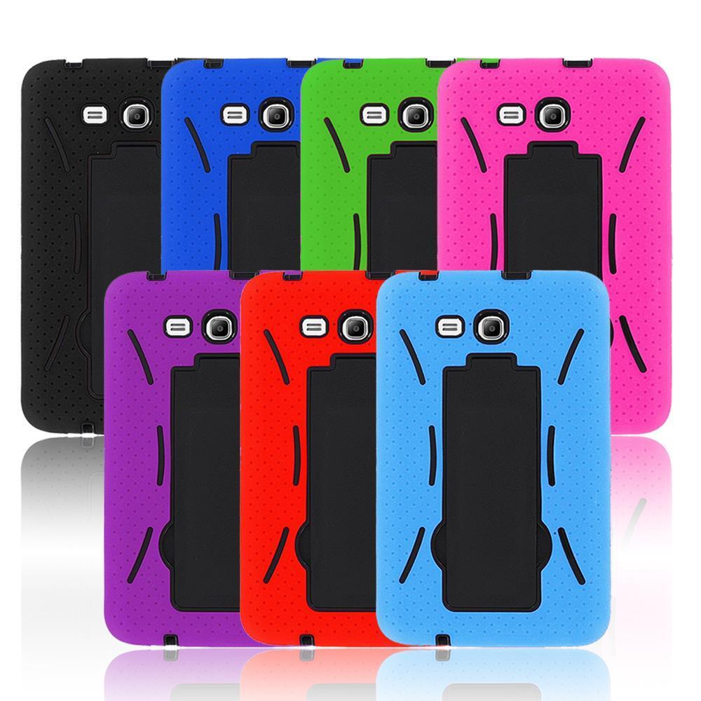 Tough Shockproof Hybrid Armor Combo Stand Impact Case For Samsung Galaxy Tablet