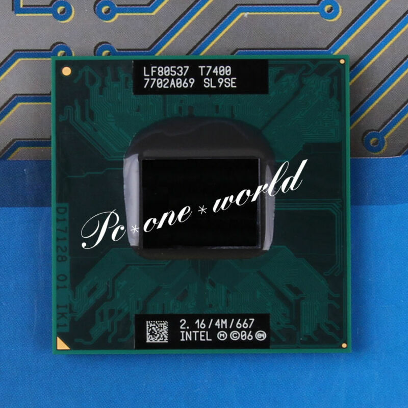 100% OK SL9SE Intel Core 2 Duo T7400 2.16 GHz Dual-Core Laptop CPU Processor
