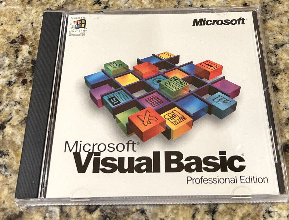 MICROSOFT Visual Studio 4.0 Professional Edition Discs W/CD Key VERSION 4.0