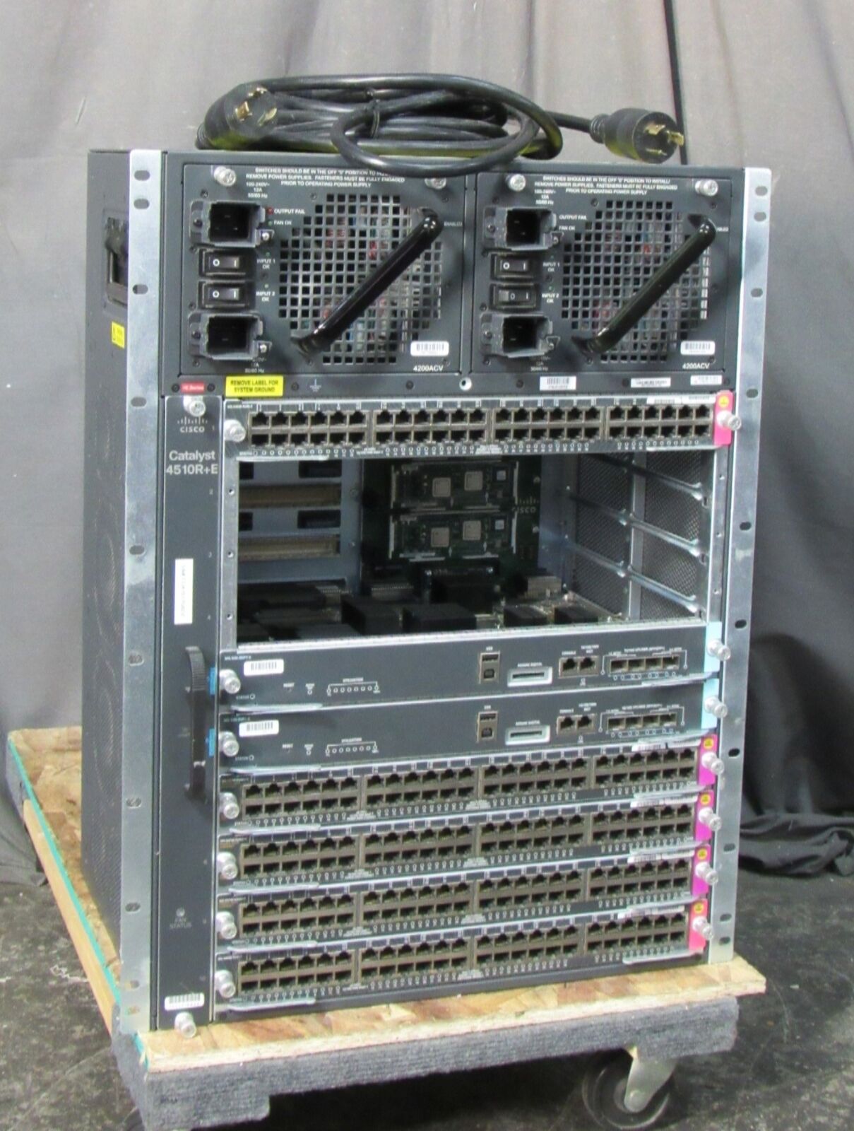 Cisco Catalyst 4500 Series 4510R+E with Modules & 2x PSU