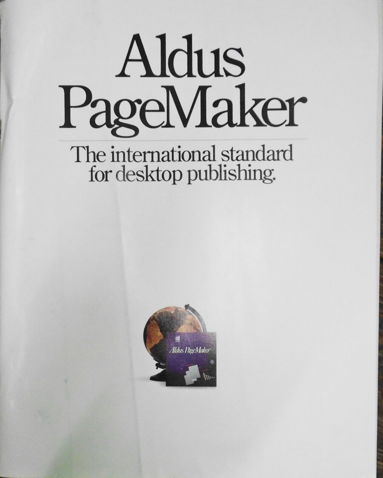 Aldus PageMaker - 1988 Advertising Promo Brochure