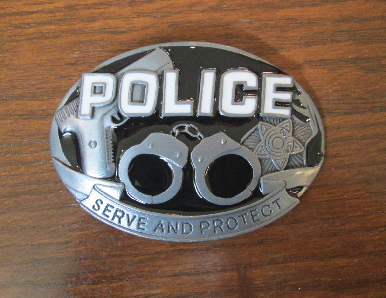 Police Belt Buckle Trade Policeman Cop Law Enforcement