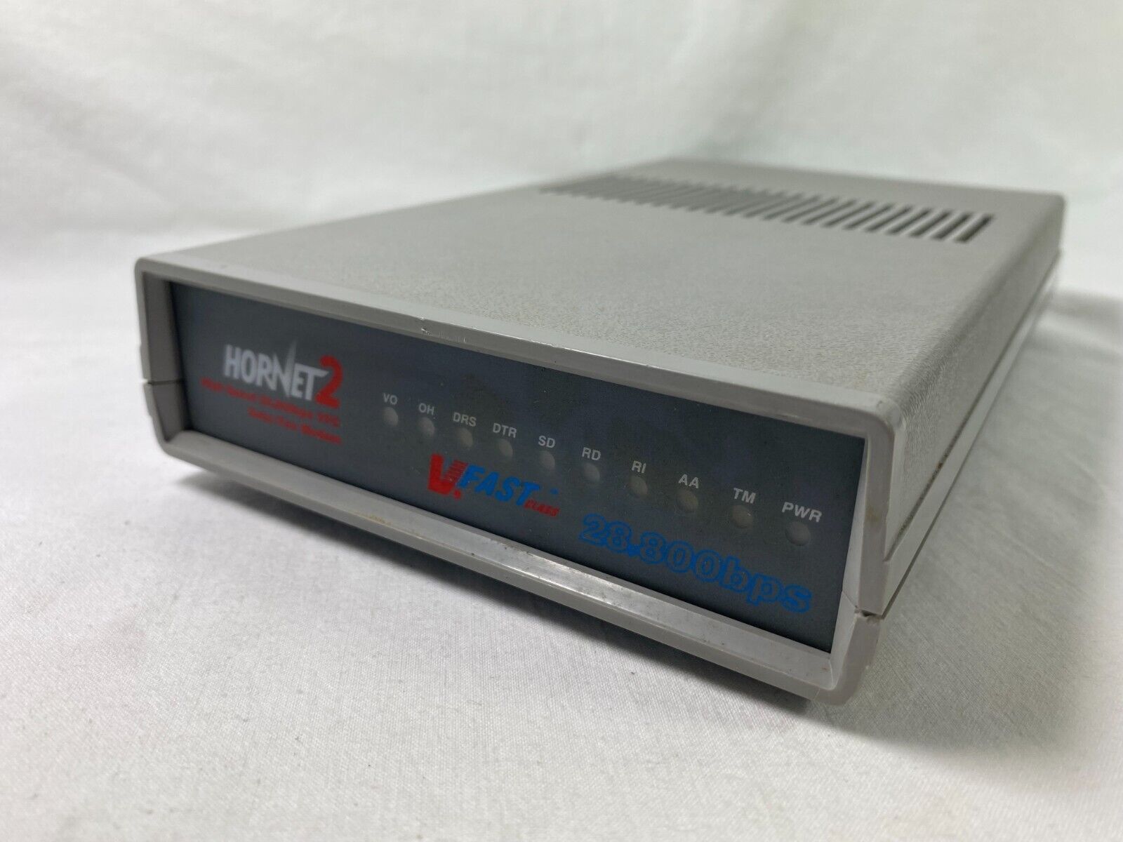 Vintage Hornet2 28.8 external data modem serial IBM PC - No cables/Untested