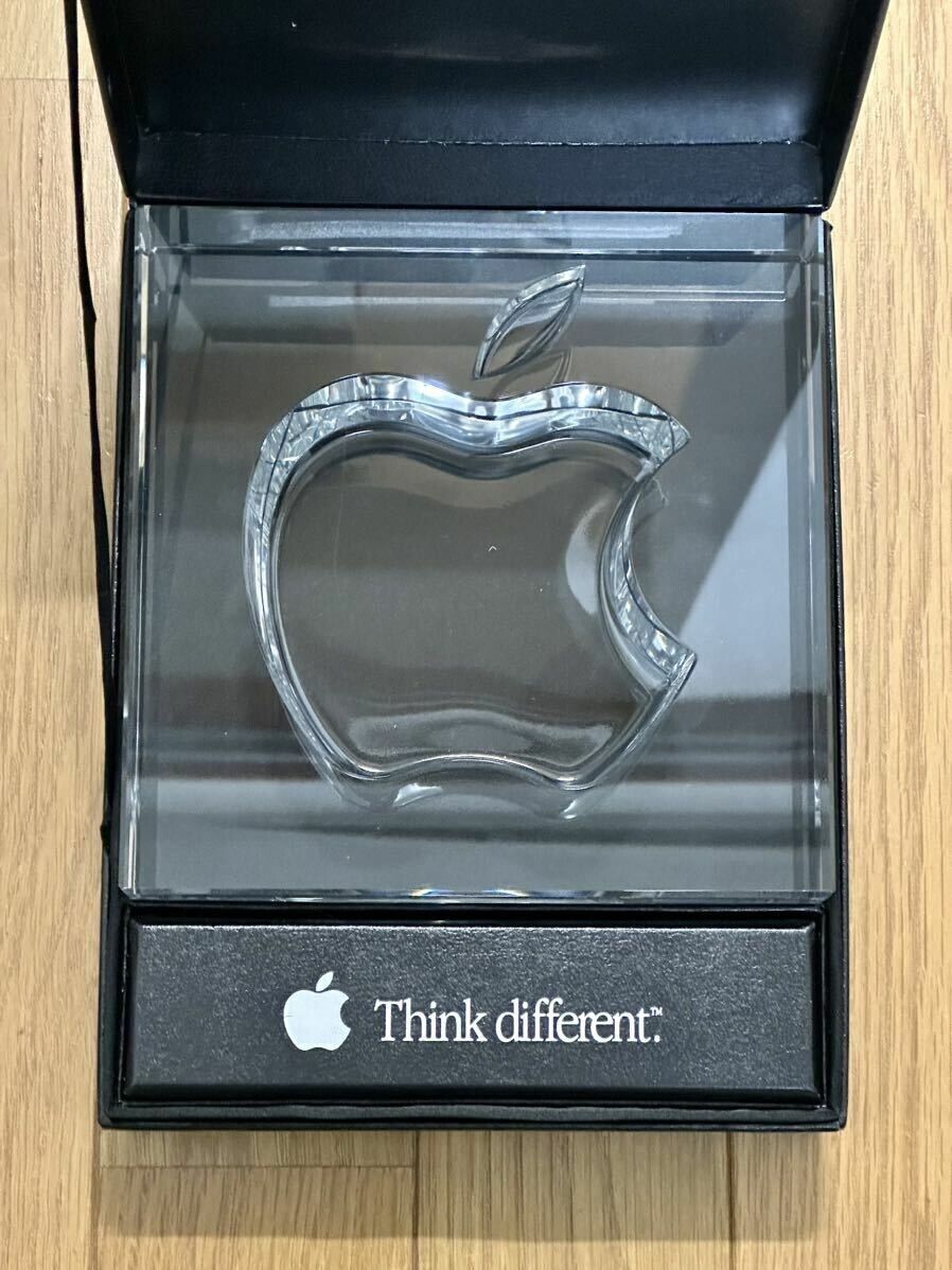 Apple computer Macintosh 20Th Anniversary rare Crystal figure object Ornament